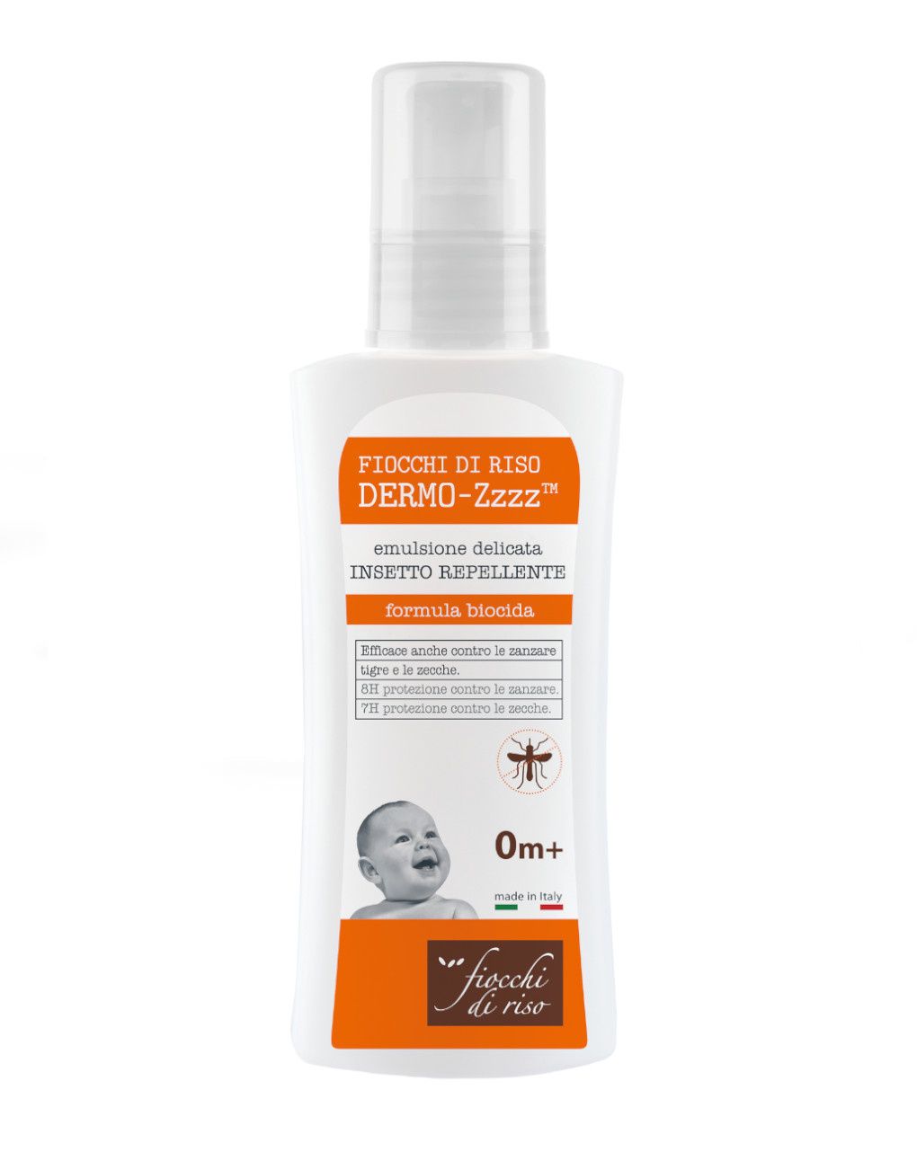 Dermo-zzzz insetto repellente 100ml - fiocchi di riso