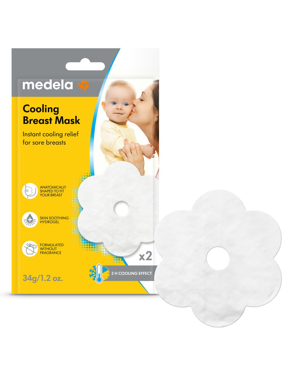 Maschera rinfrescante per il seno x2 -  medela