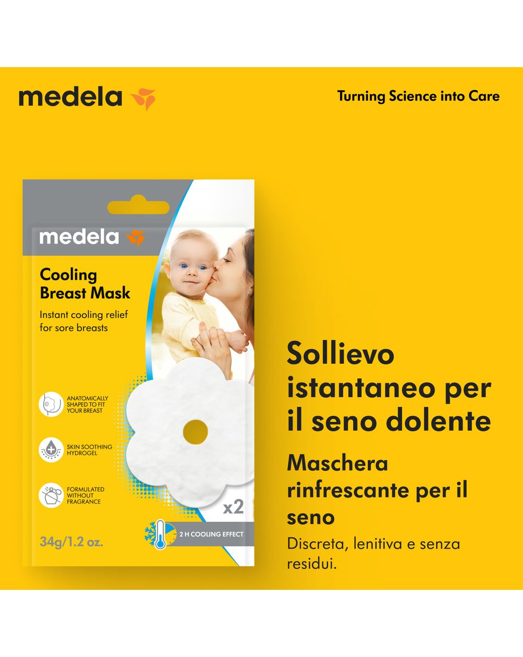 Maschera rinfrescante per il seno x2 -  medela
