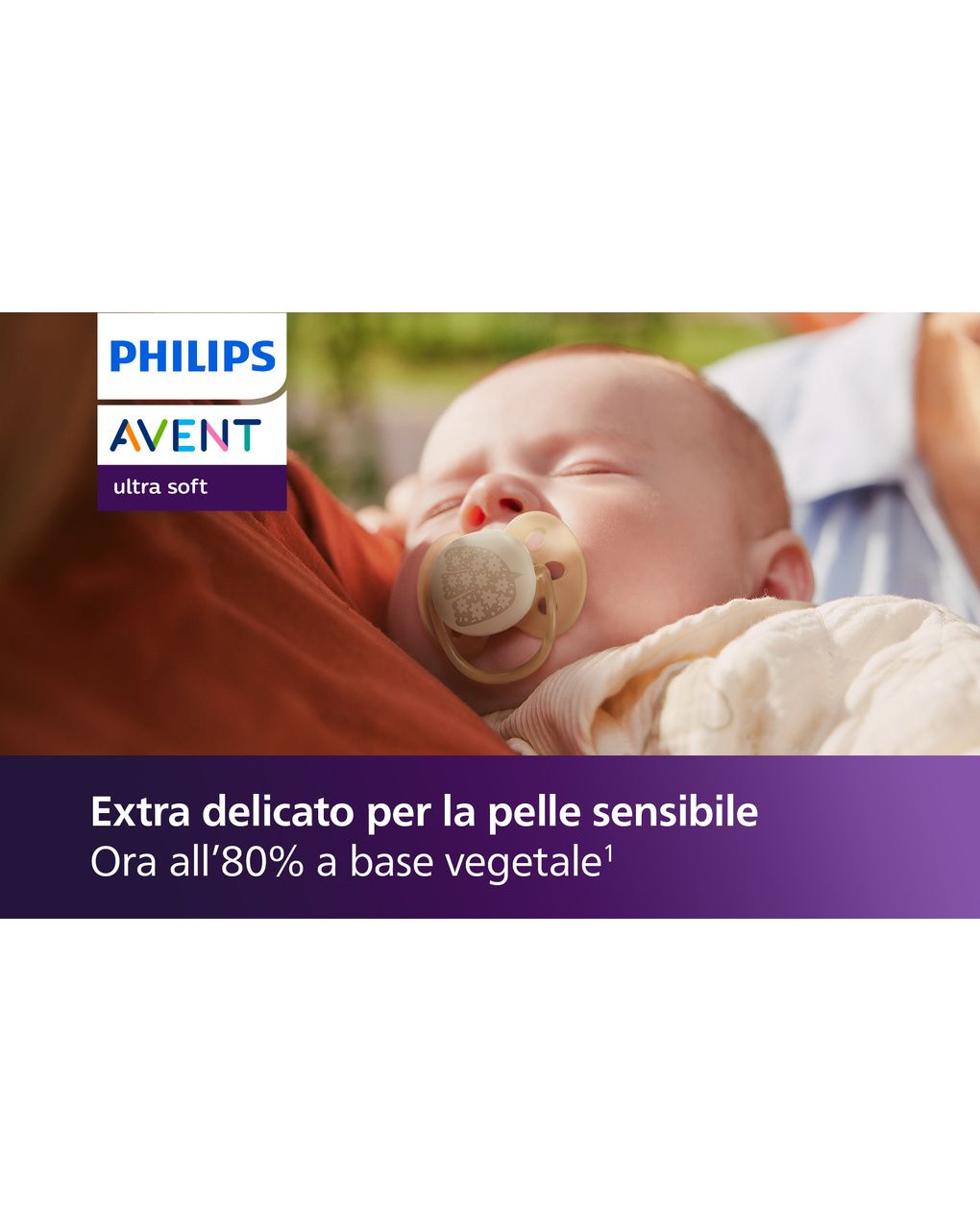 Succhiotto ultra soft 0-6m no bpa per pelli sensibiliphilips avent - philips avent