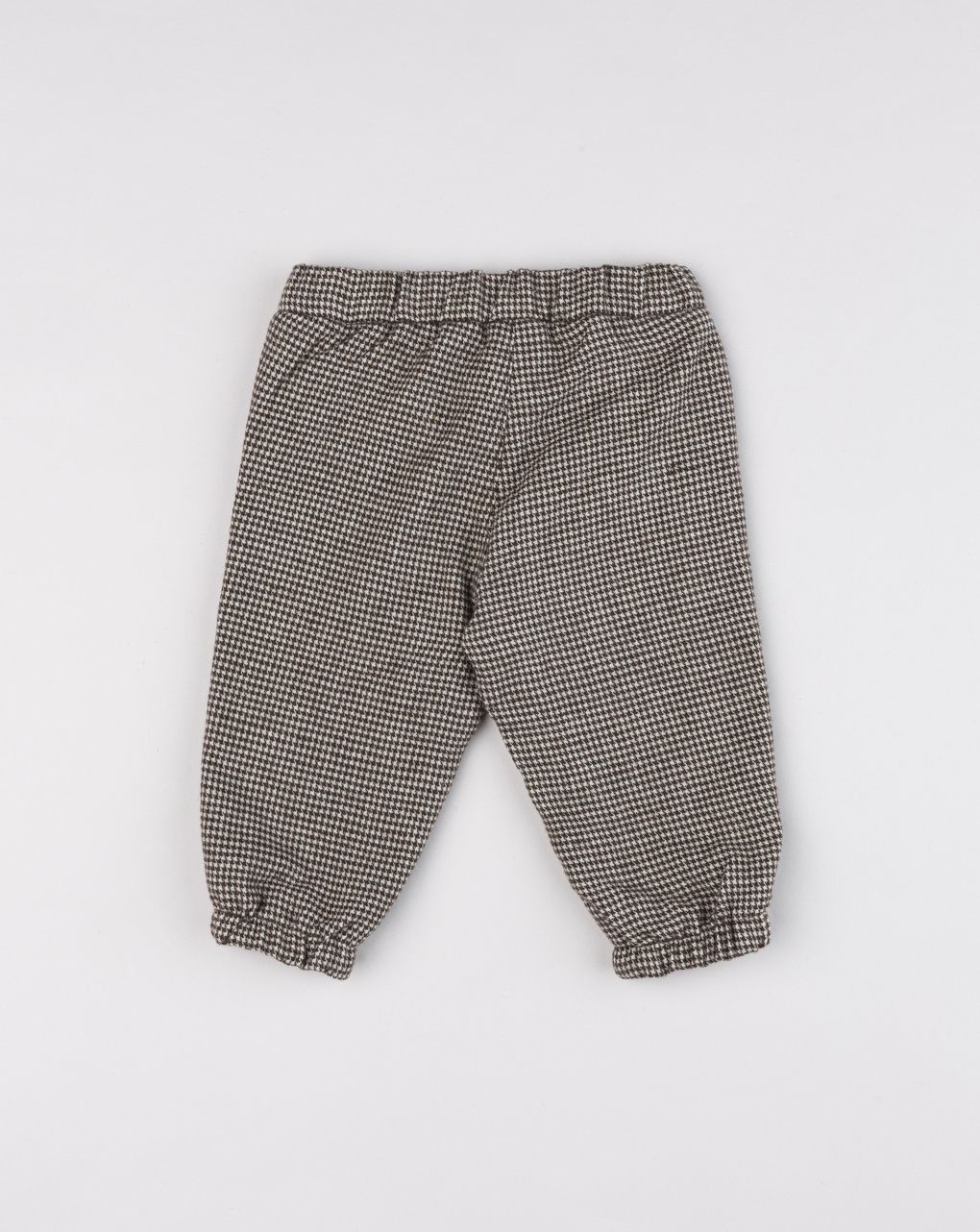 Pantalone soft winter a quadretti marrone bimbo