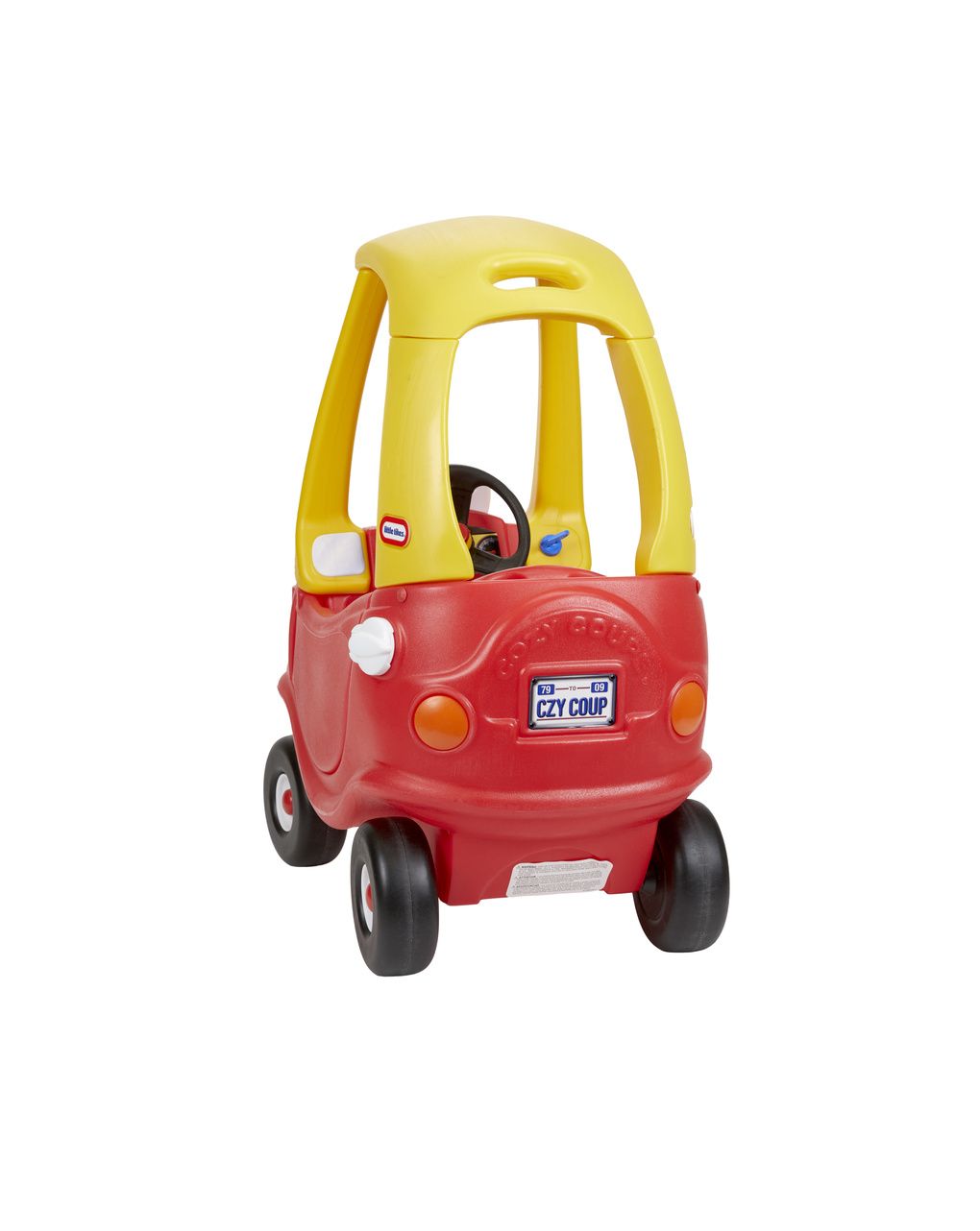 Little tikes cozy coupe - macchinina per bambini con clacson funzionante, interruttore di accensione e tappo del carburante