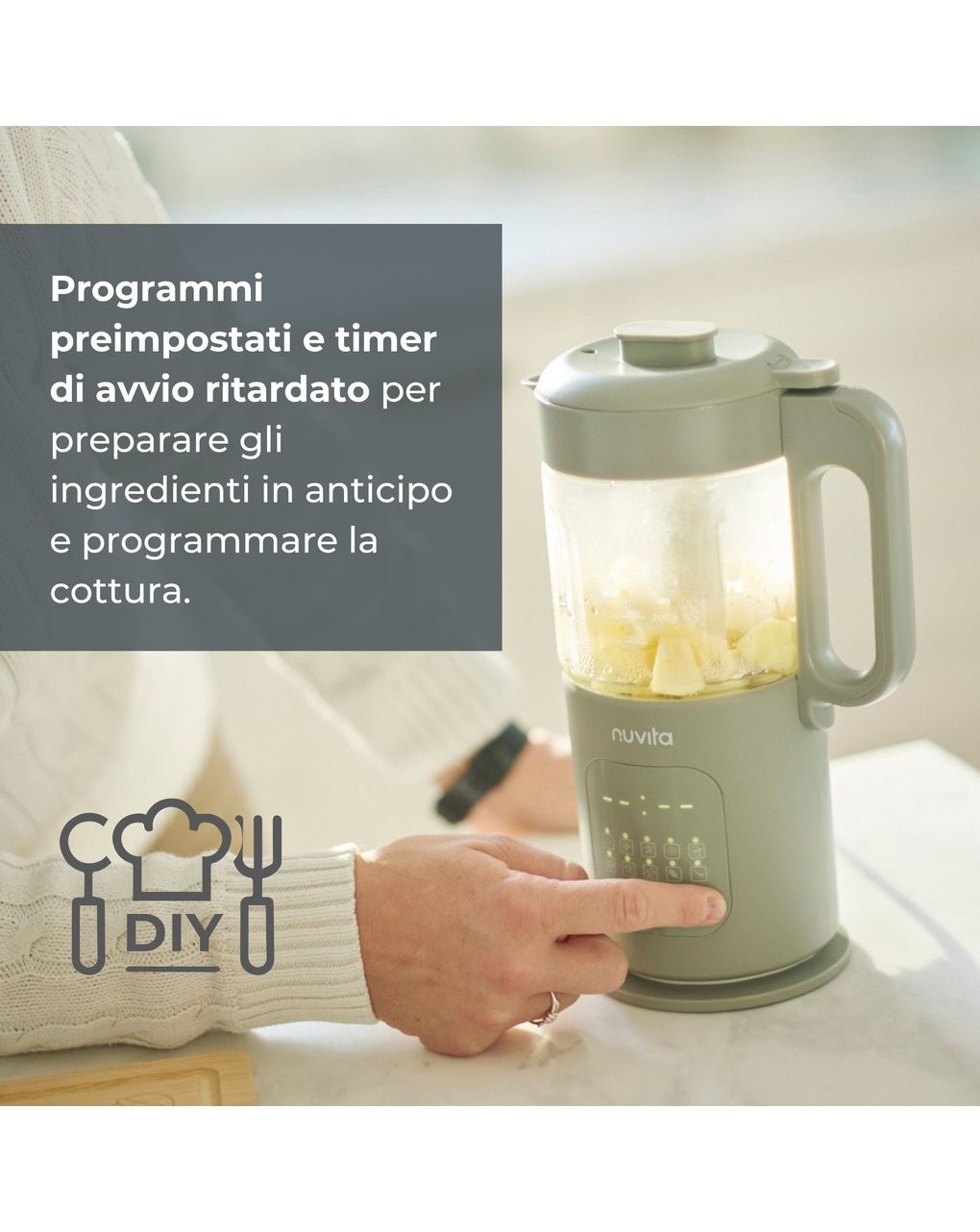 Cuocipappa multifunzione 7 in 1 magic pappa - nuvita