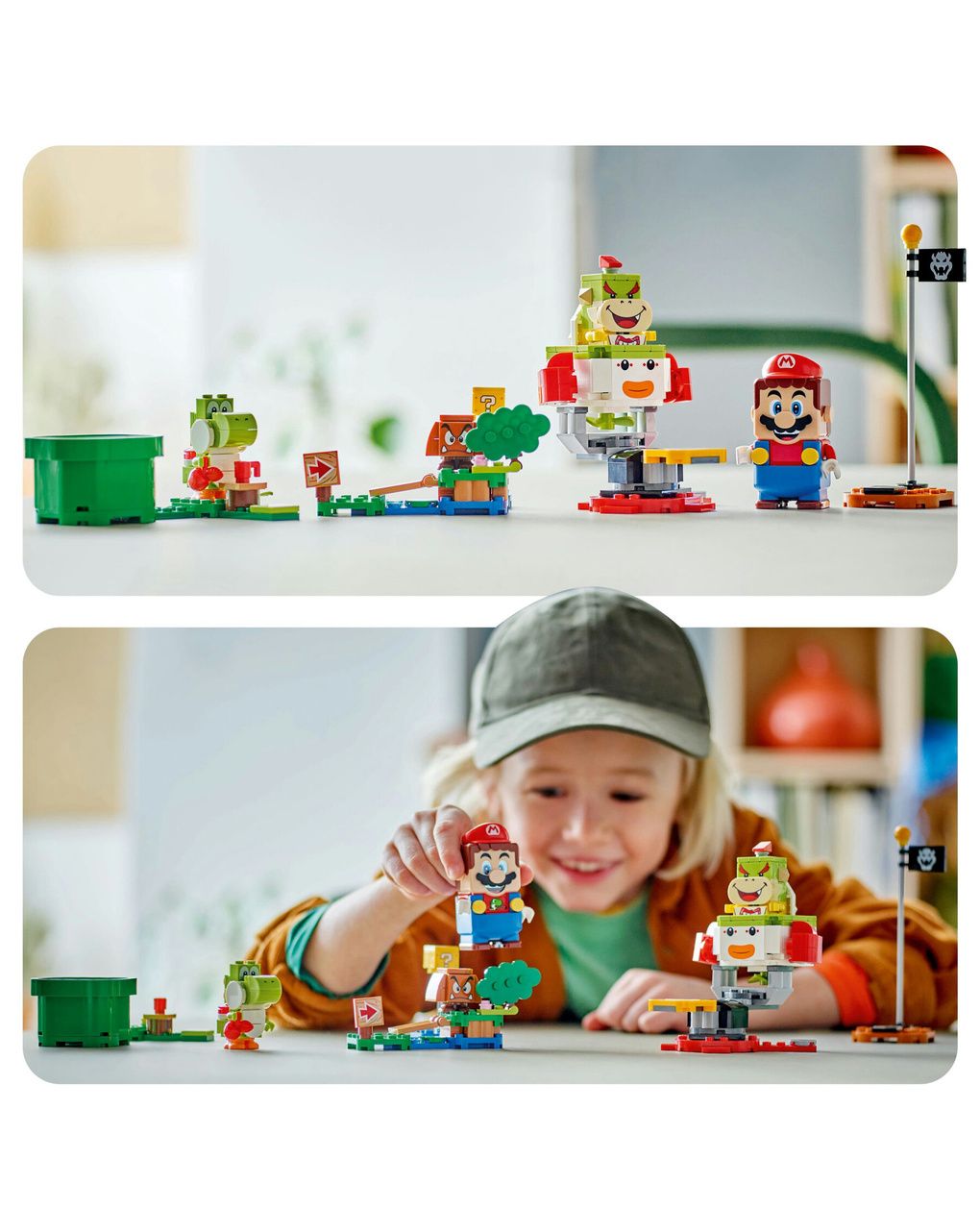 Lego super mario 71439 avventure di lego mario interattivo, giocattolo con personaggi nintendo da collezione, regalo bambini 6+
