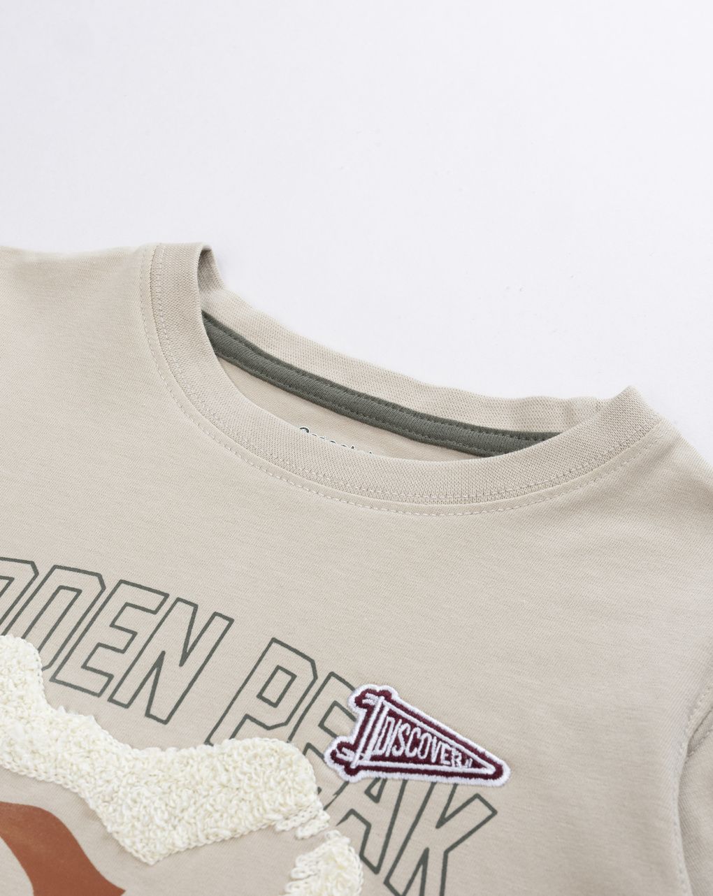 T-shirt bambino maniche lunghe "hidden peak explorer"