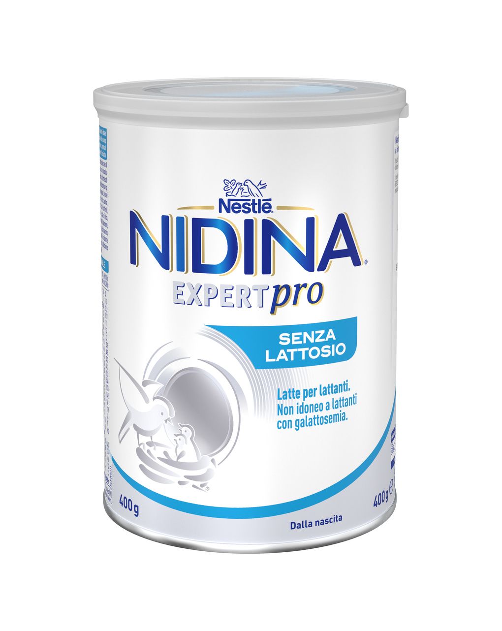 Nidina expertpro senza lattosio latte per lattanti in polvere, latta 400g - nestle'