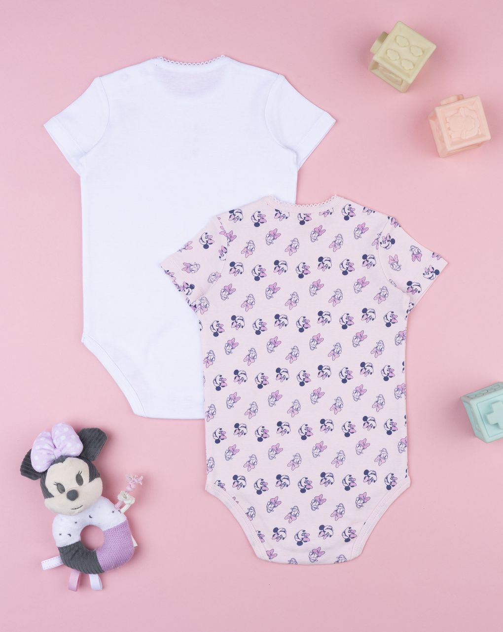 Pack 2 body bimba minnie maniche corte