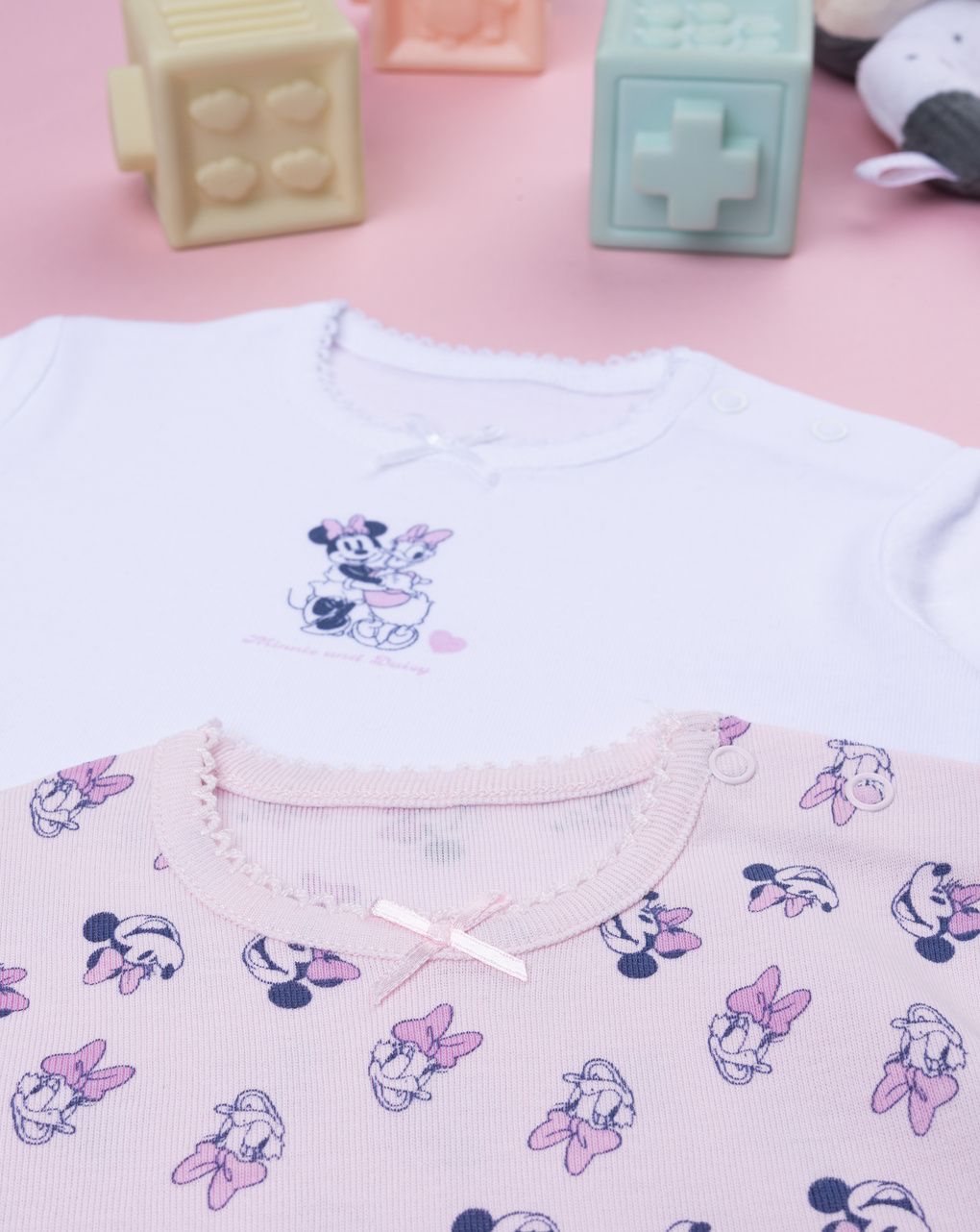Pack 2 body bimba minnie maniche corte
