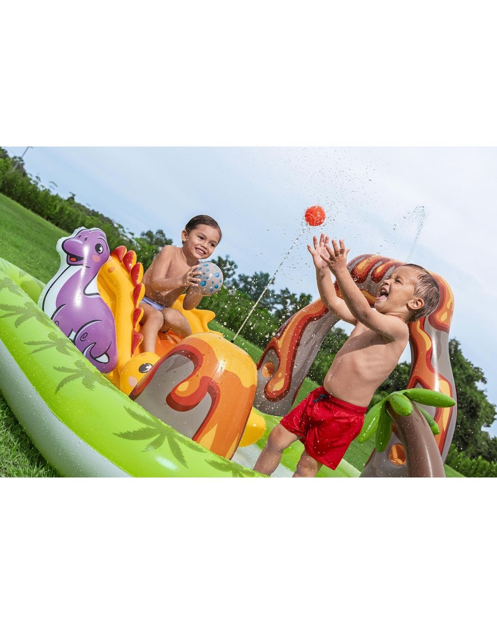 8'7" x 6'2" x 40" / 2,62 m x 1,88 m x 1,02 m centro giochi volcano springs