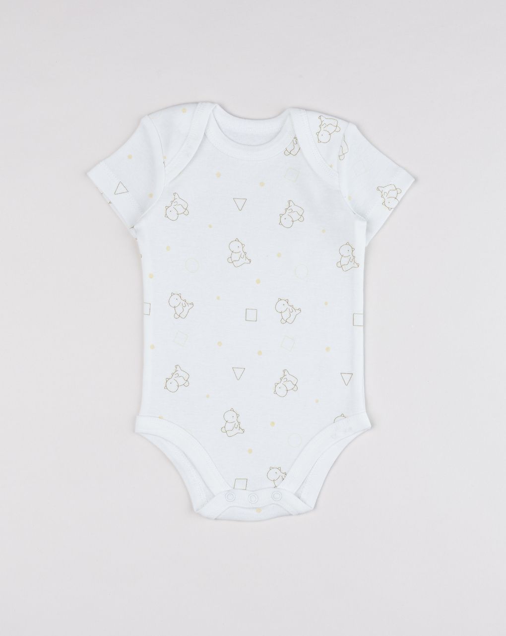 Body bimbo bianco stampato allover