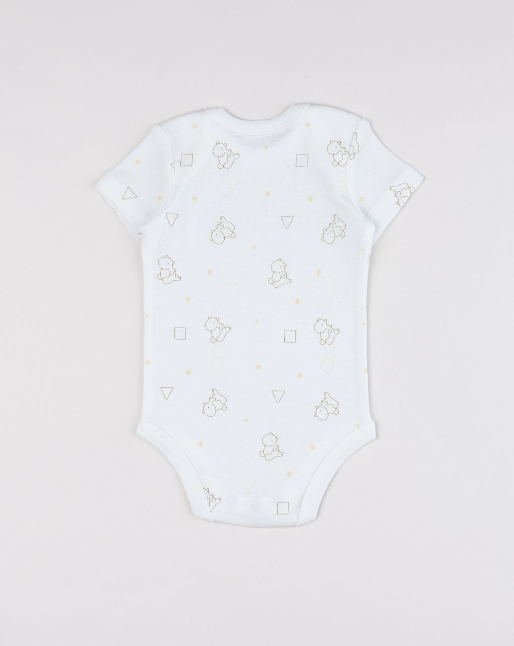 Body bimbo bianco stampato allover