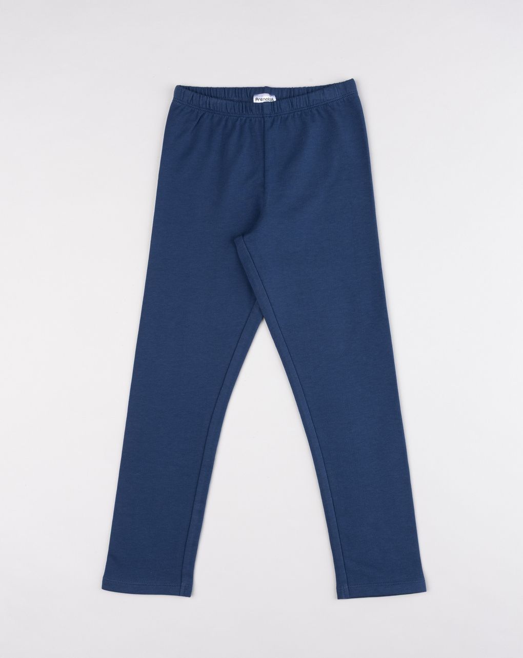 Leggings felpati blu cobalto bambina