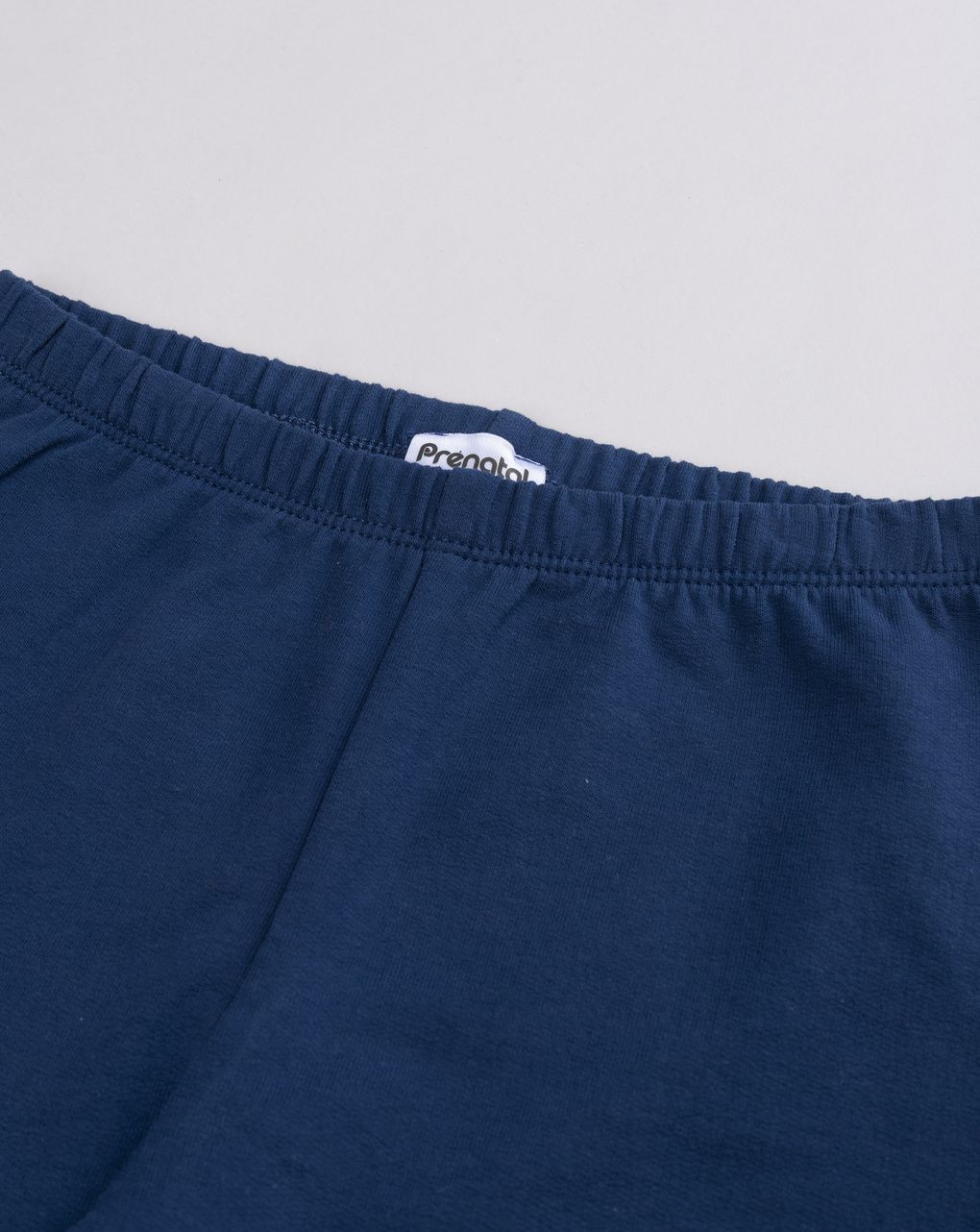 Leggings felpati blu cobalto bambina