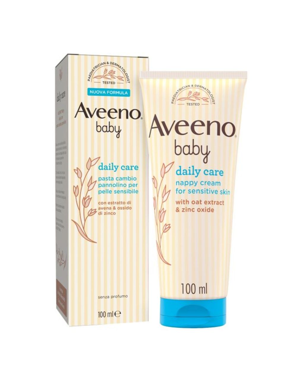 Crema cambio pannolino baby 100ml - aveeno