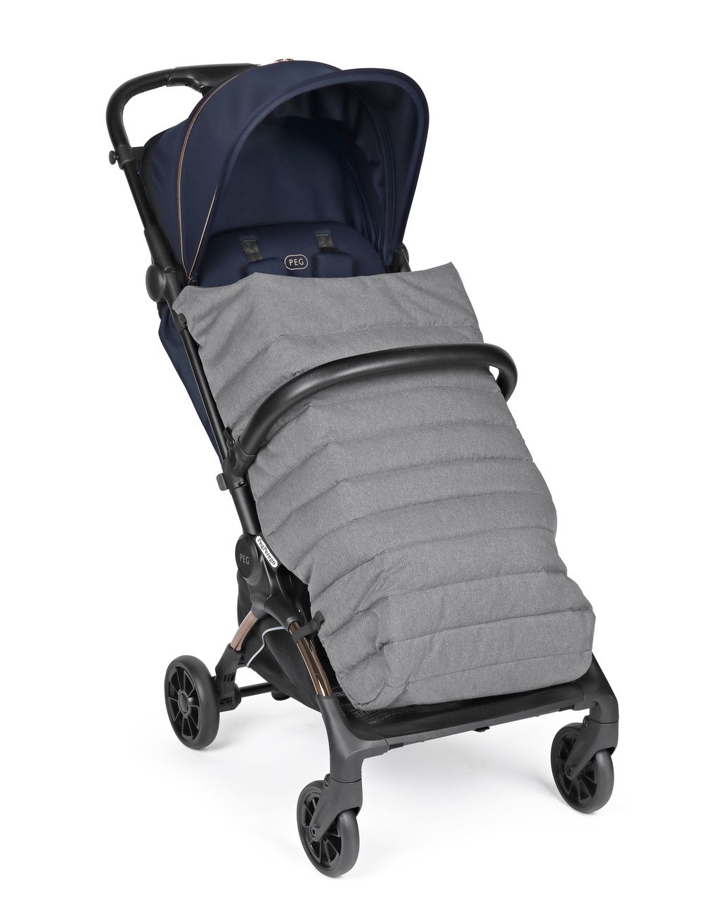 Sacco passeggino imbottito grigio - peg