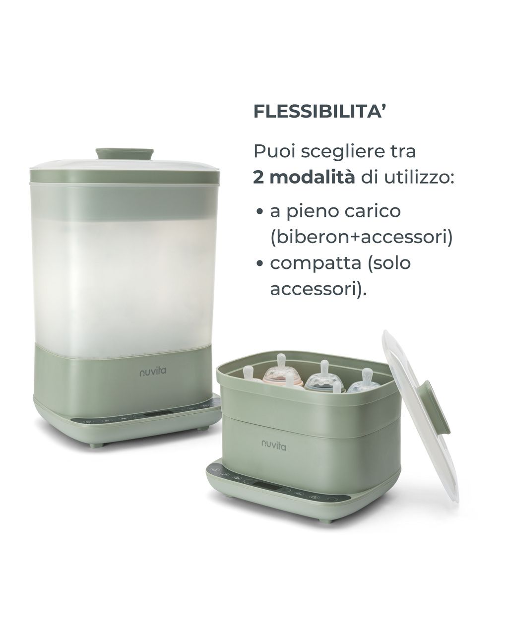 Sterilizzatore con asciugatura steridry 2-in-1  1088 - nuvita