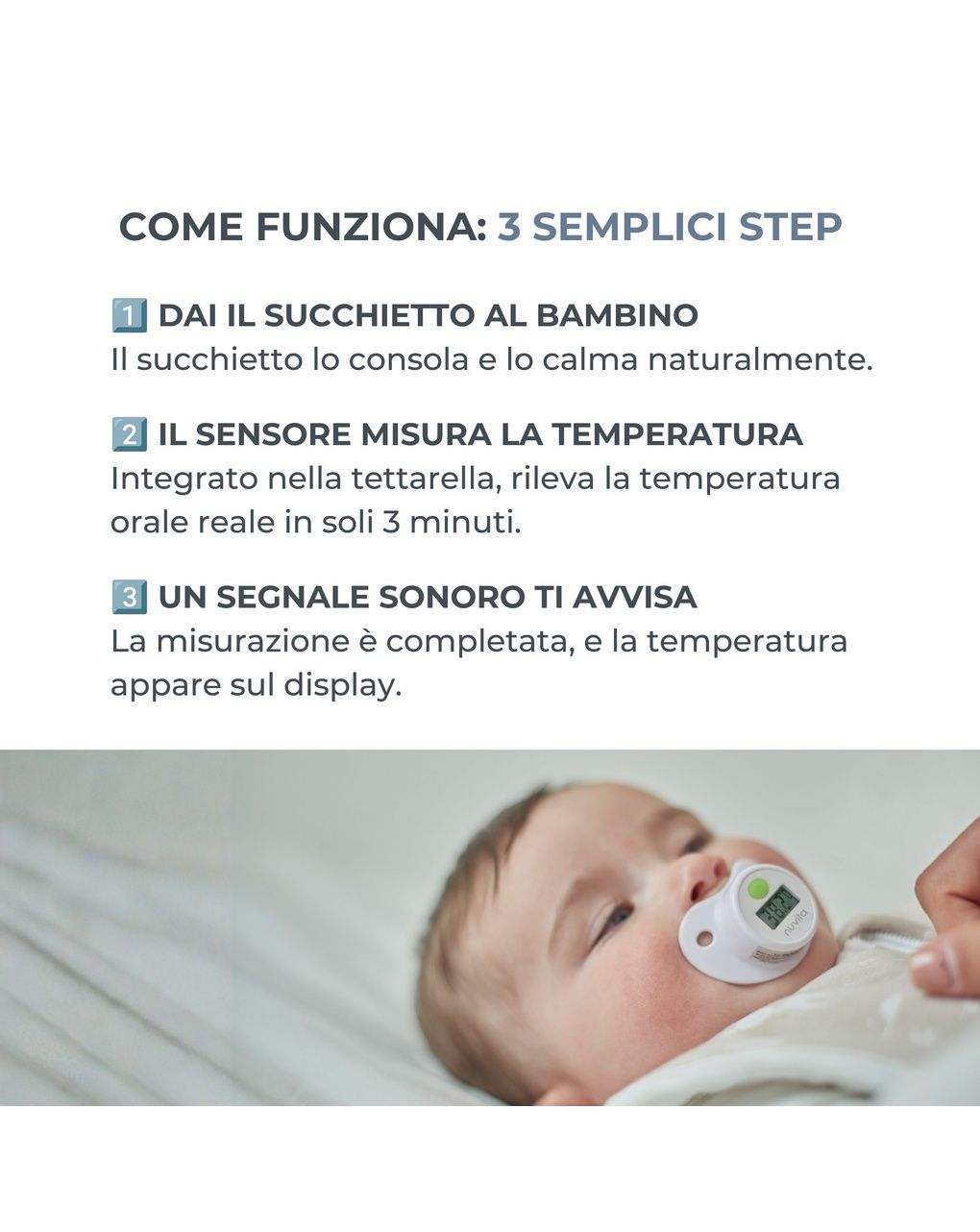 Termometro digitale a succhietto - 2010 - nuvita