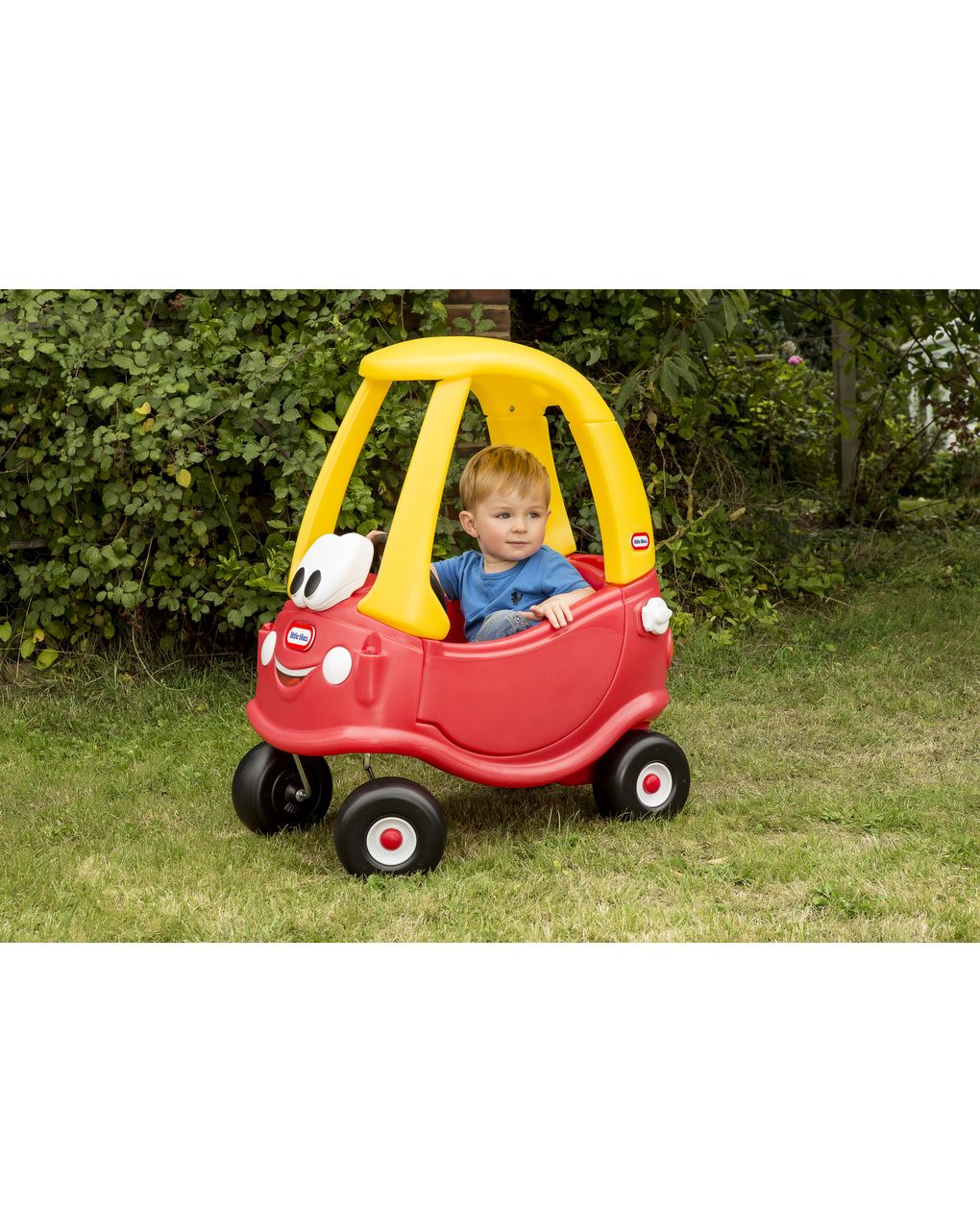 Little tikes cozy coupe - macchinina per bambini con clacson funzionante, interruttore di accensione e tappo del carburante