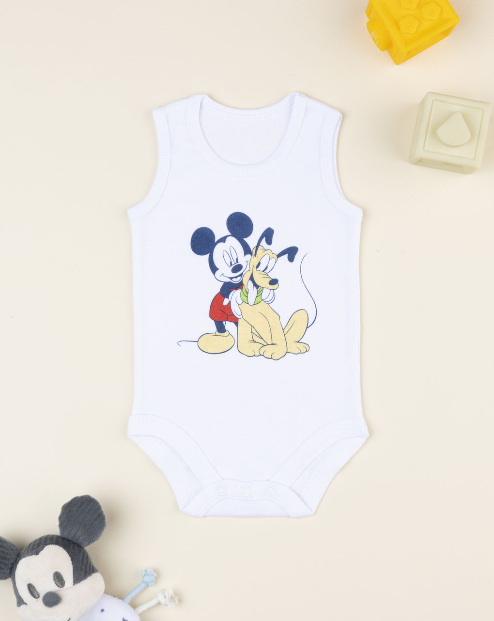 Body bimbo spalla larga mickey mouse