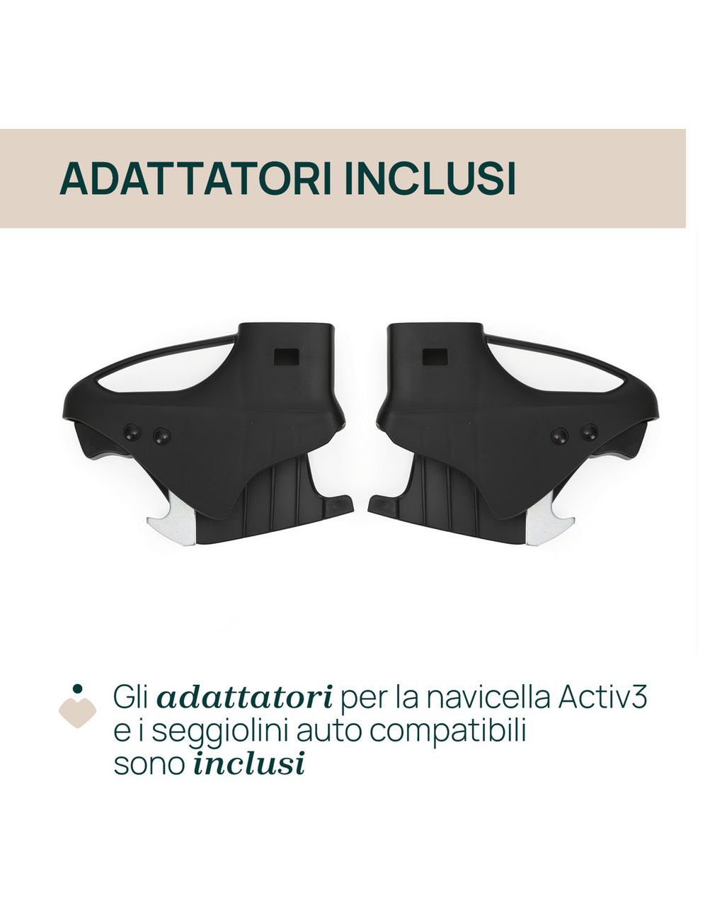 Passeggino activ3 ebony - chicco