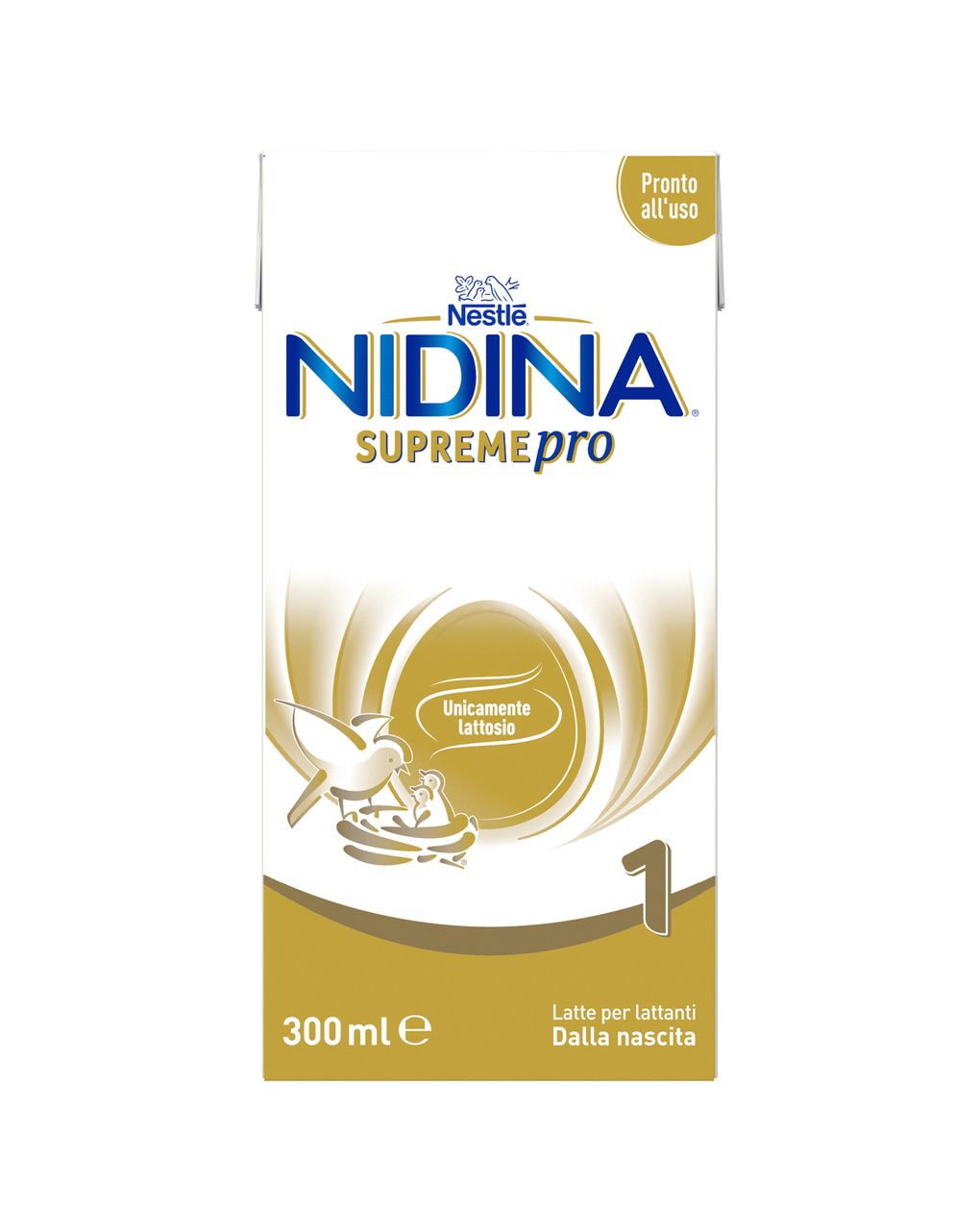 Nidina supremepro 1 latte per lattanti liquido dalla nascita, brick da 300ml - nestle'