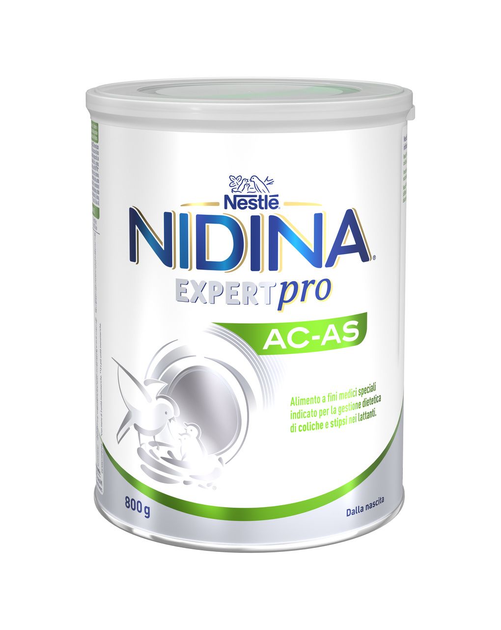 Nidina expertpro ac-as alimento a fini medici speciali in polvere, 800g - nestle'