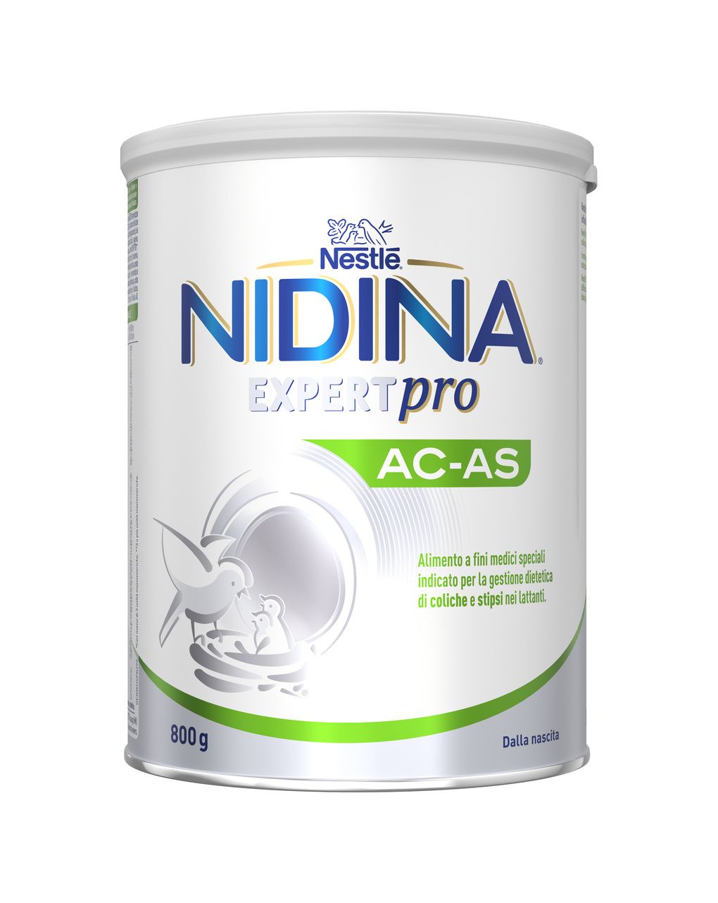 Nidina expertpro ac-as alimento a fini medici speciali in polvere, 800g - nestle'
