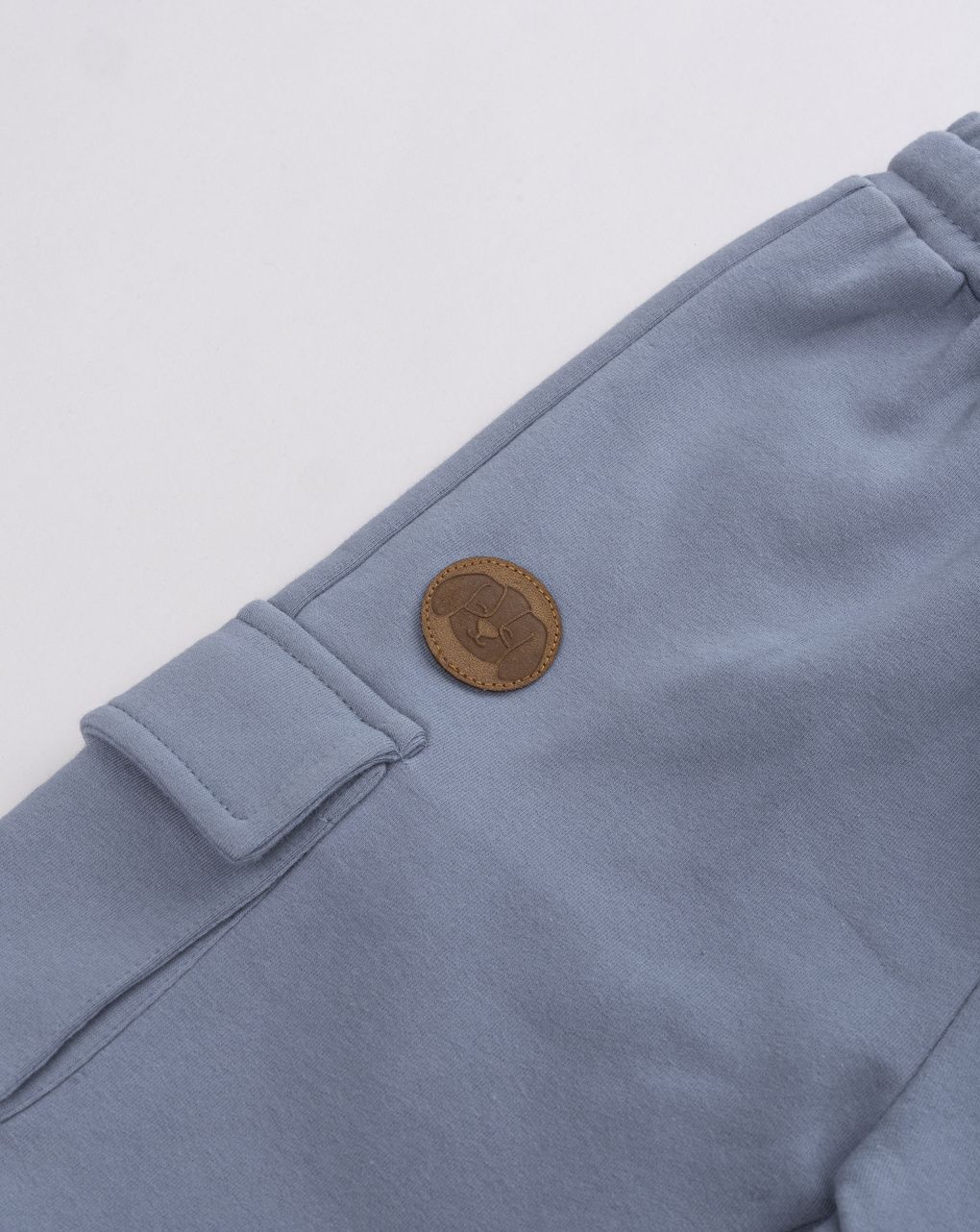 Pantaloni cargo felpati bimbo carta da zucchero