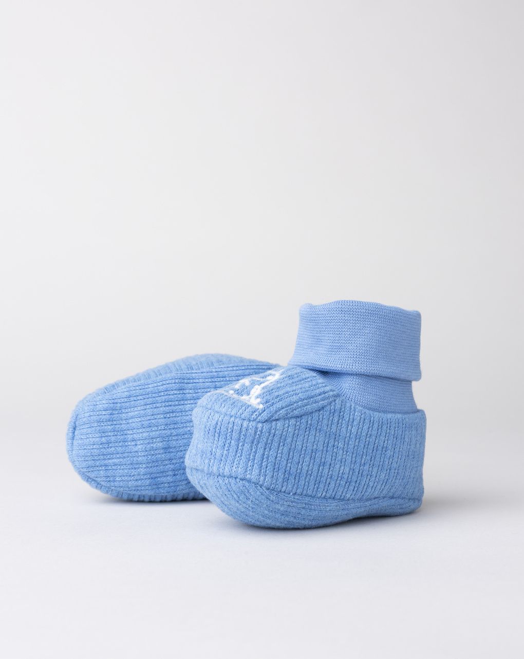 Scarpine babbucce primi mesi da neonato celeste