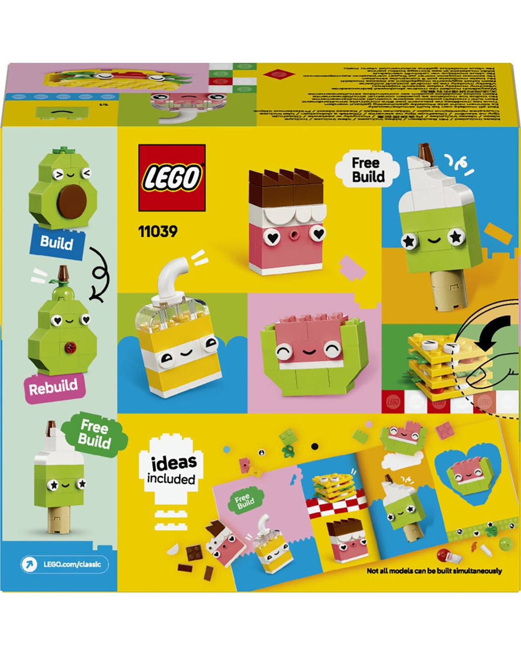 Lego classic 11039 alimenti creativi