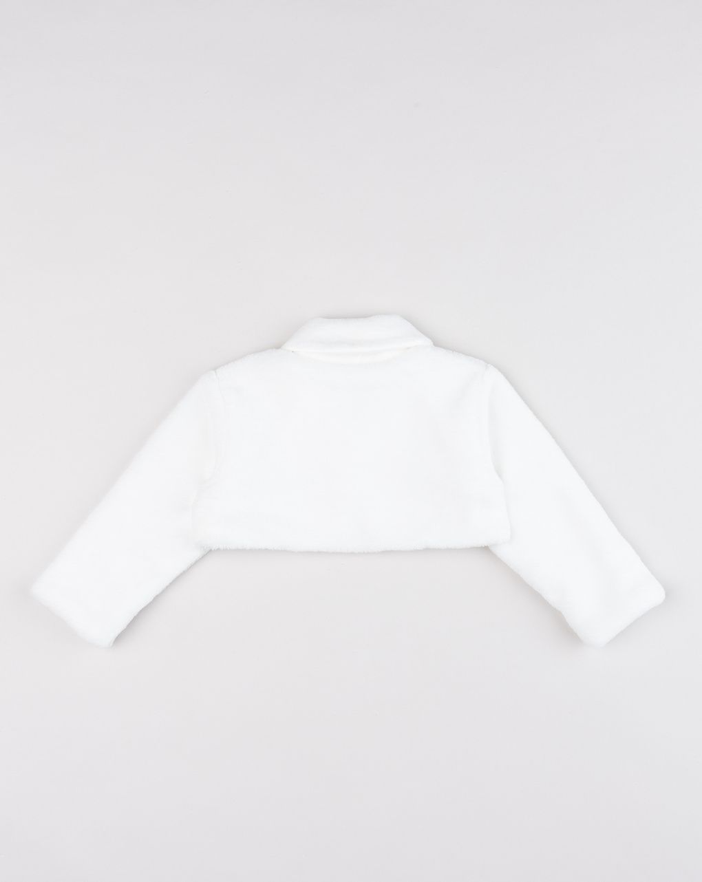 Bolero bimba finta pelliccia bianca cerimonia