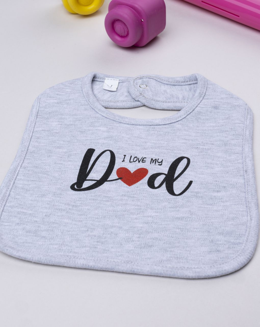 Bavaglino unisex dad neonato