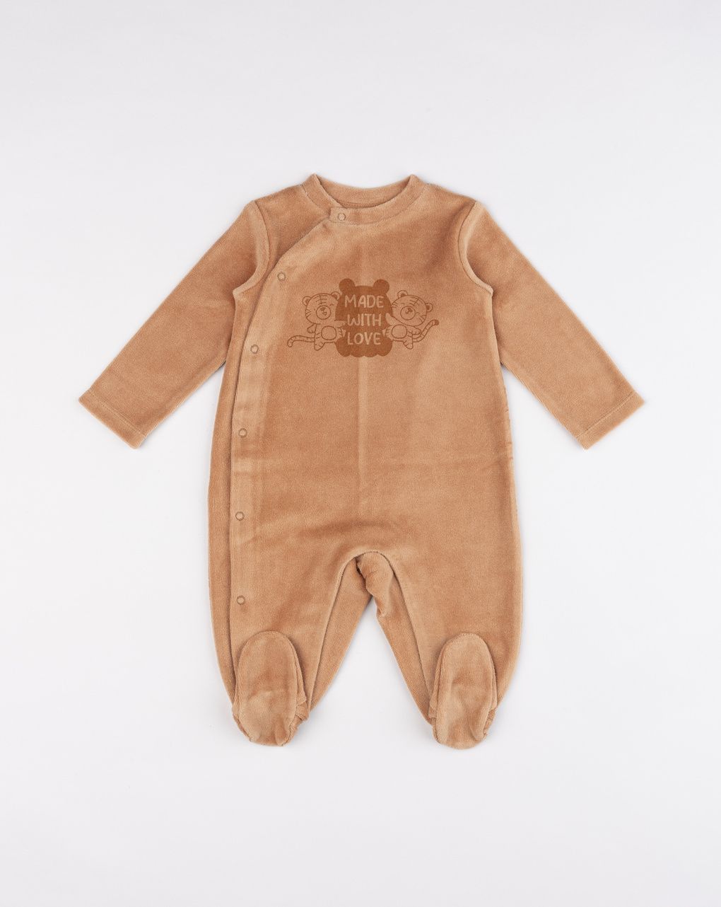 Tutina bimbo color caramello "tigre"