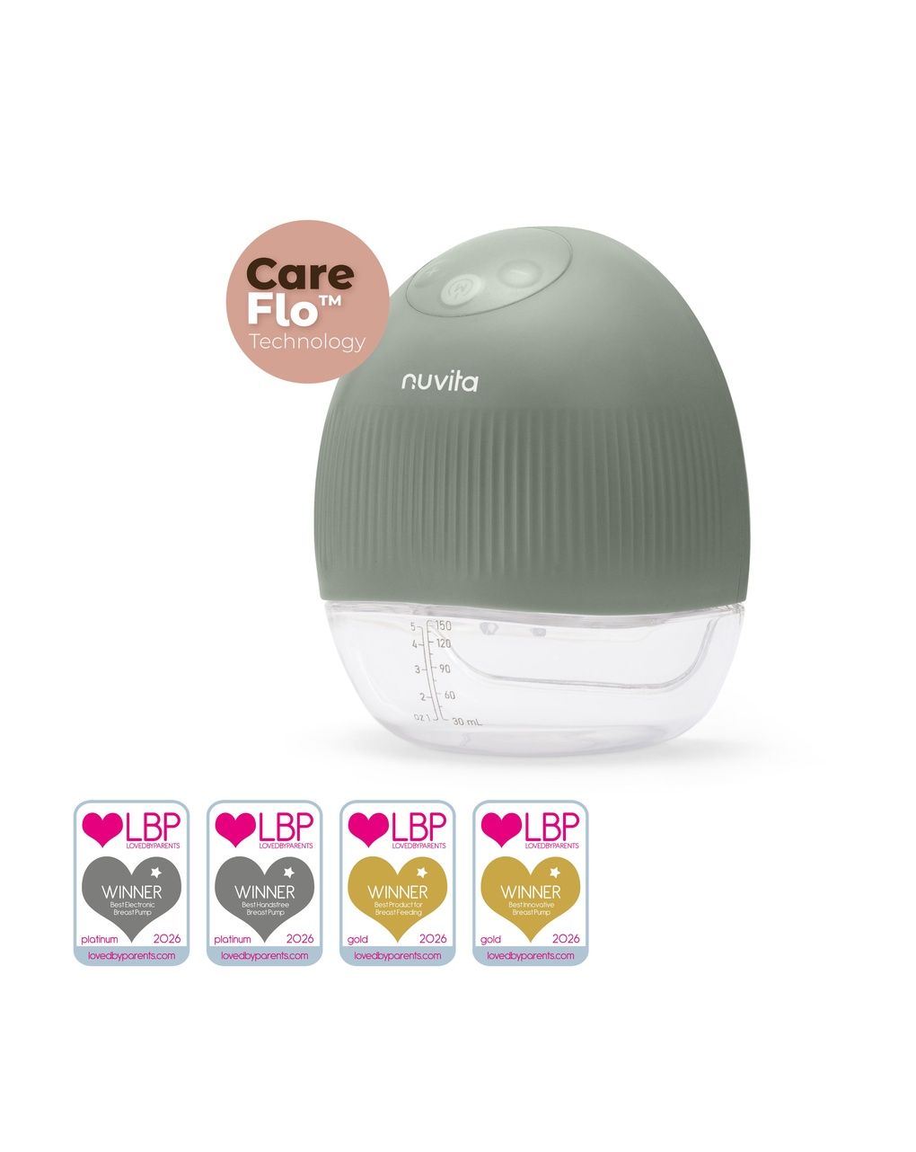Tiralatte elettrico indossabile singolo matermo flow a 3 fasi - 1264w - nuvita