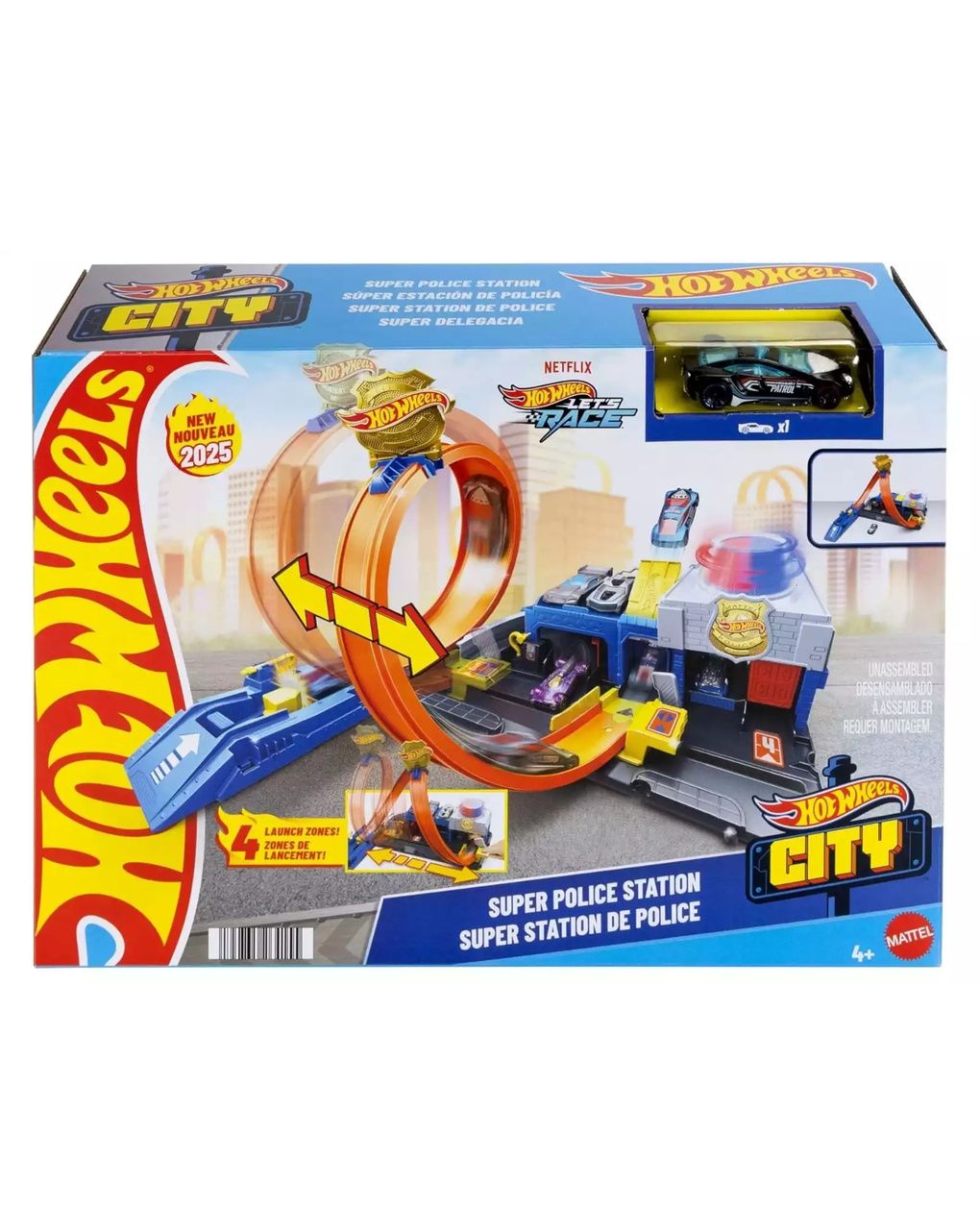 Hot wheels city supercommissariato di polizia