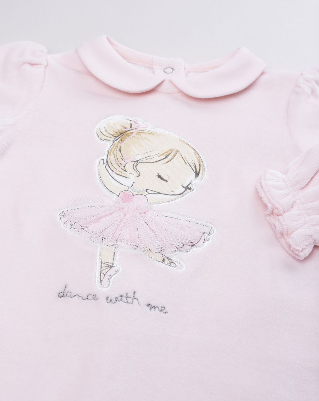 Tutina ciniglia rosa neonata  ballerina