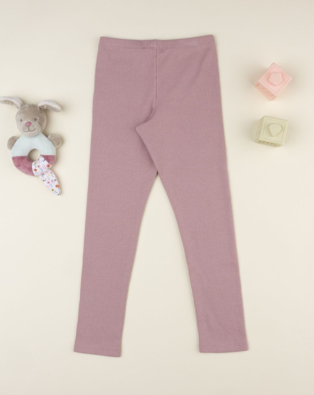 Legging  bambina rosa antico