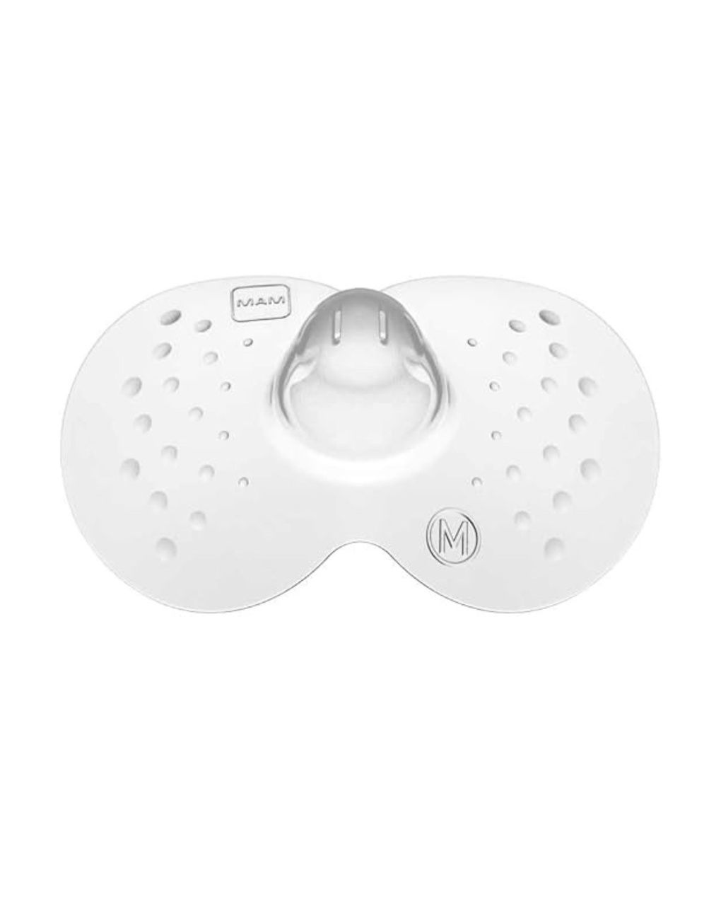 Mam paracapezzoli (set da 2), silicone ultrasottile skinsoft, superficie sagomata,neonato accessori utili con confezione sterilizzante, misura l