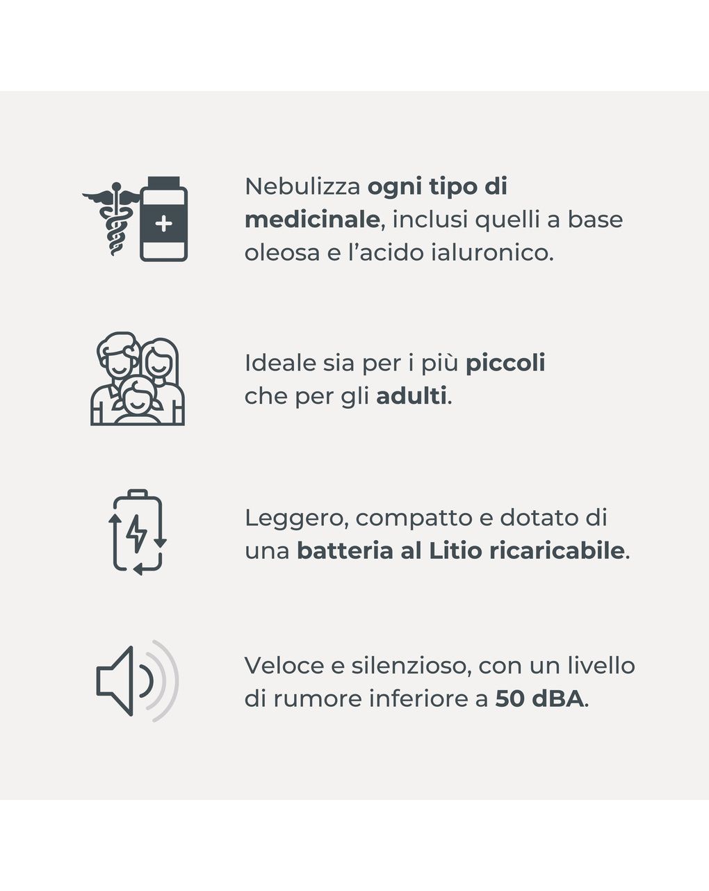 Aerosol a pistone portatile 5030 - nuvita