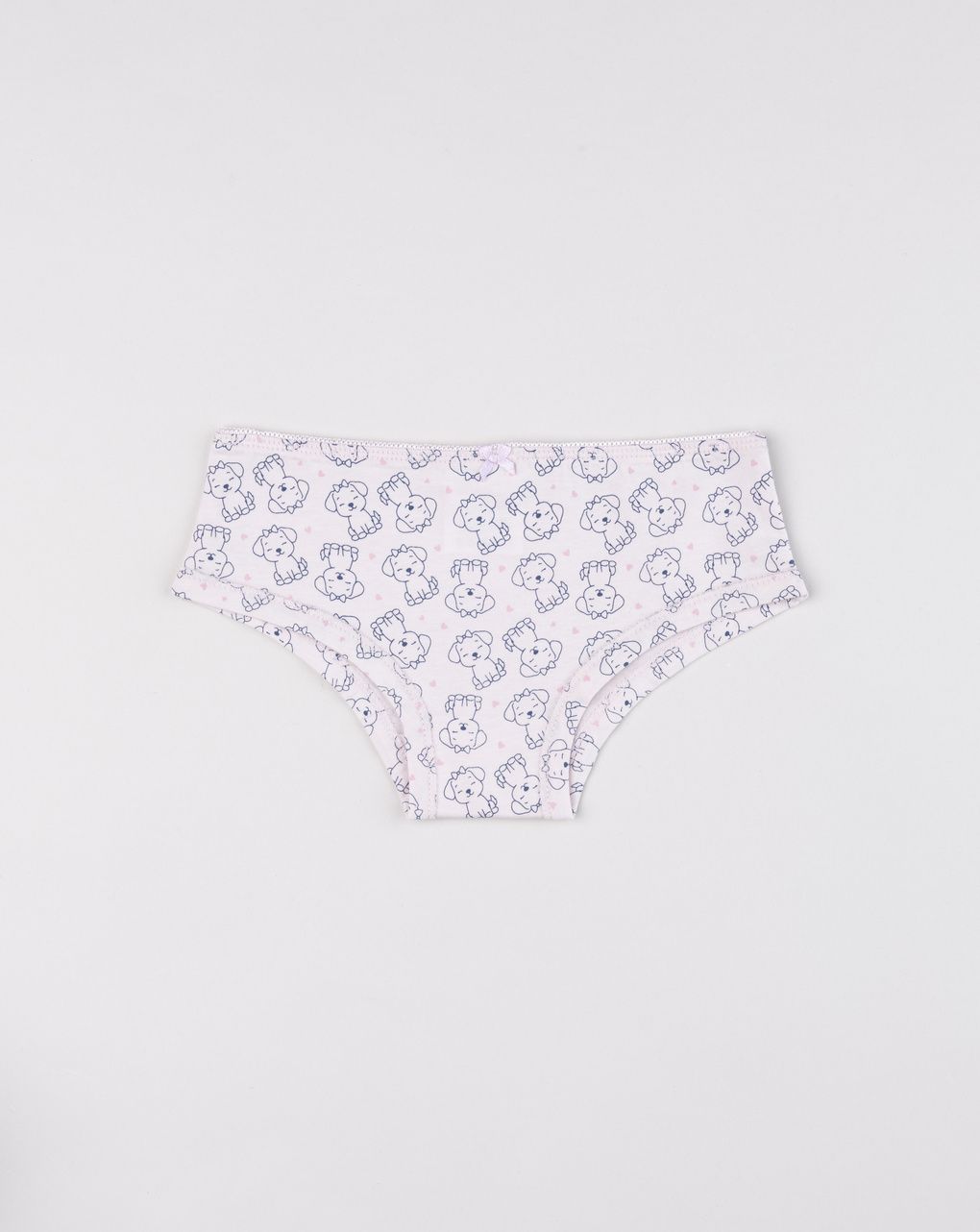 Slip bambina in jersey cotone oeko-tex con cani