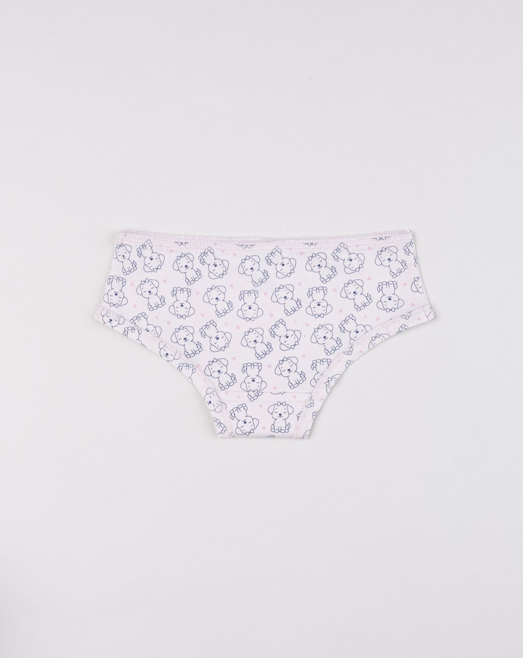 Slip bambina in jersey cotone oeko-tex con cani