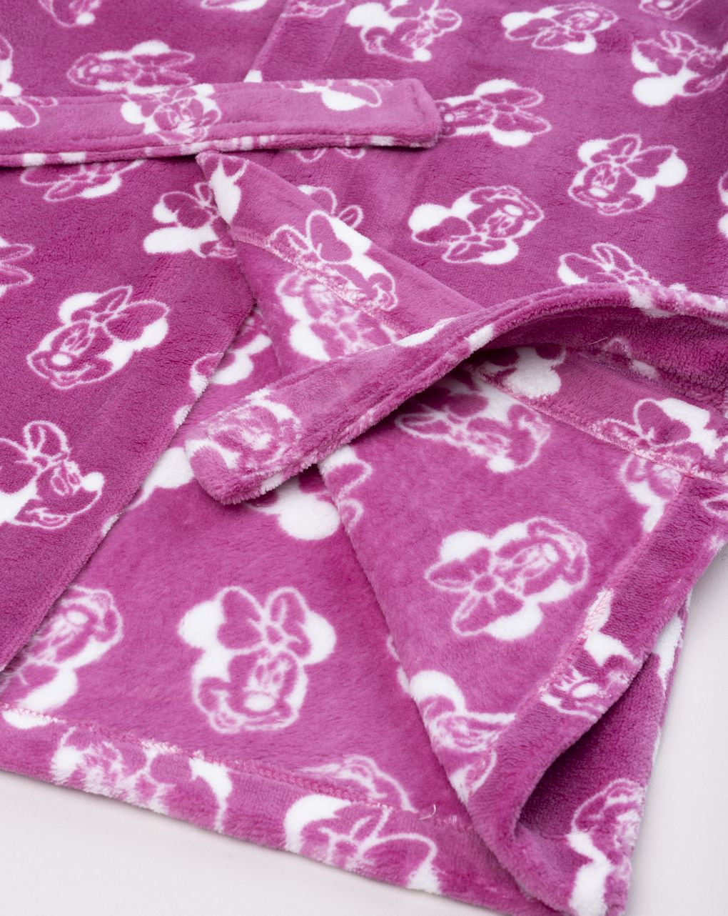 Vestaglia bambina minnie mouse con cappuccio fucsia