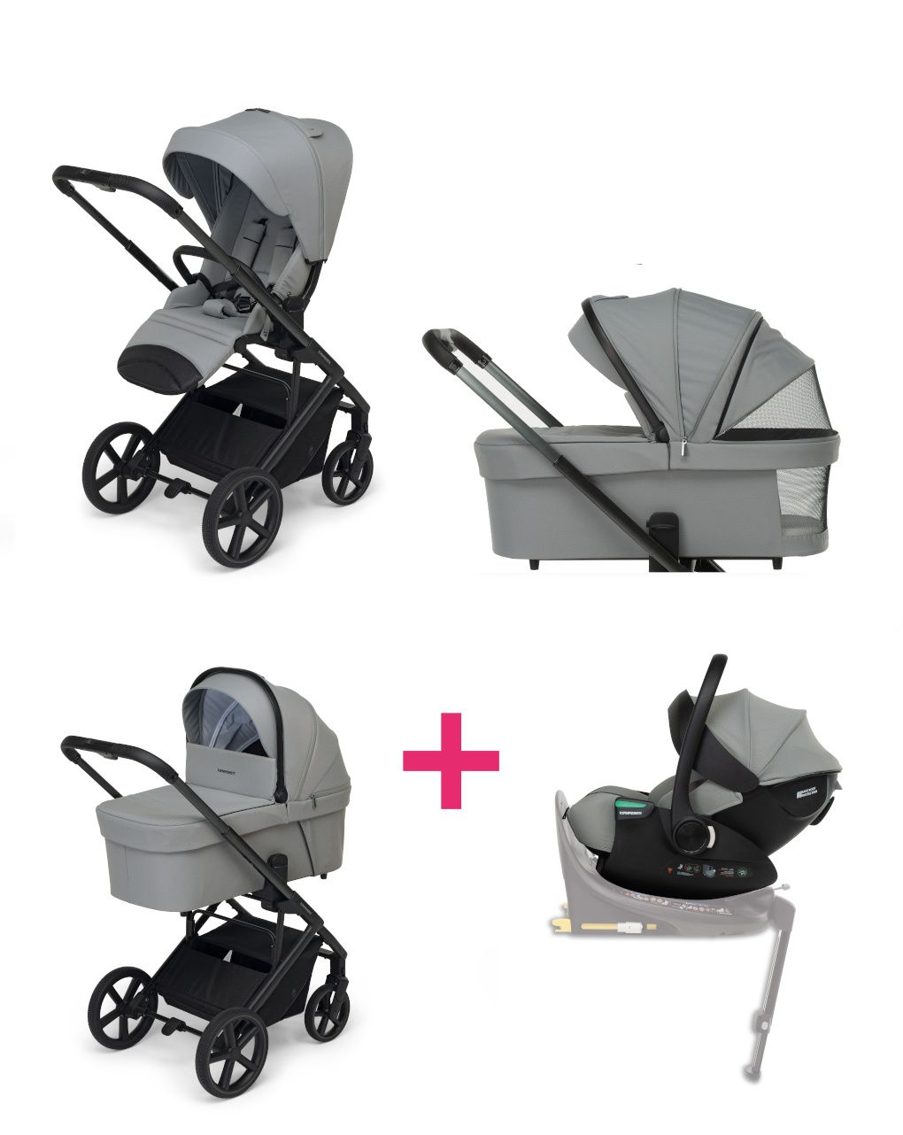 Sistema combinato tictoc disk infant rekline ice + adattatore - foppapedretti