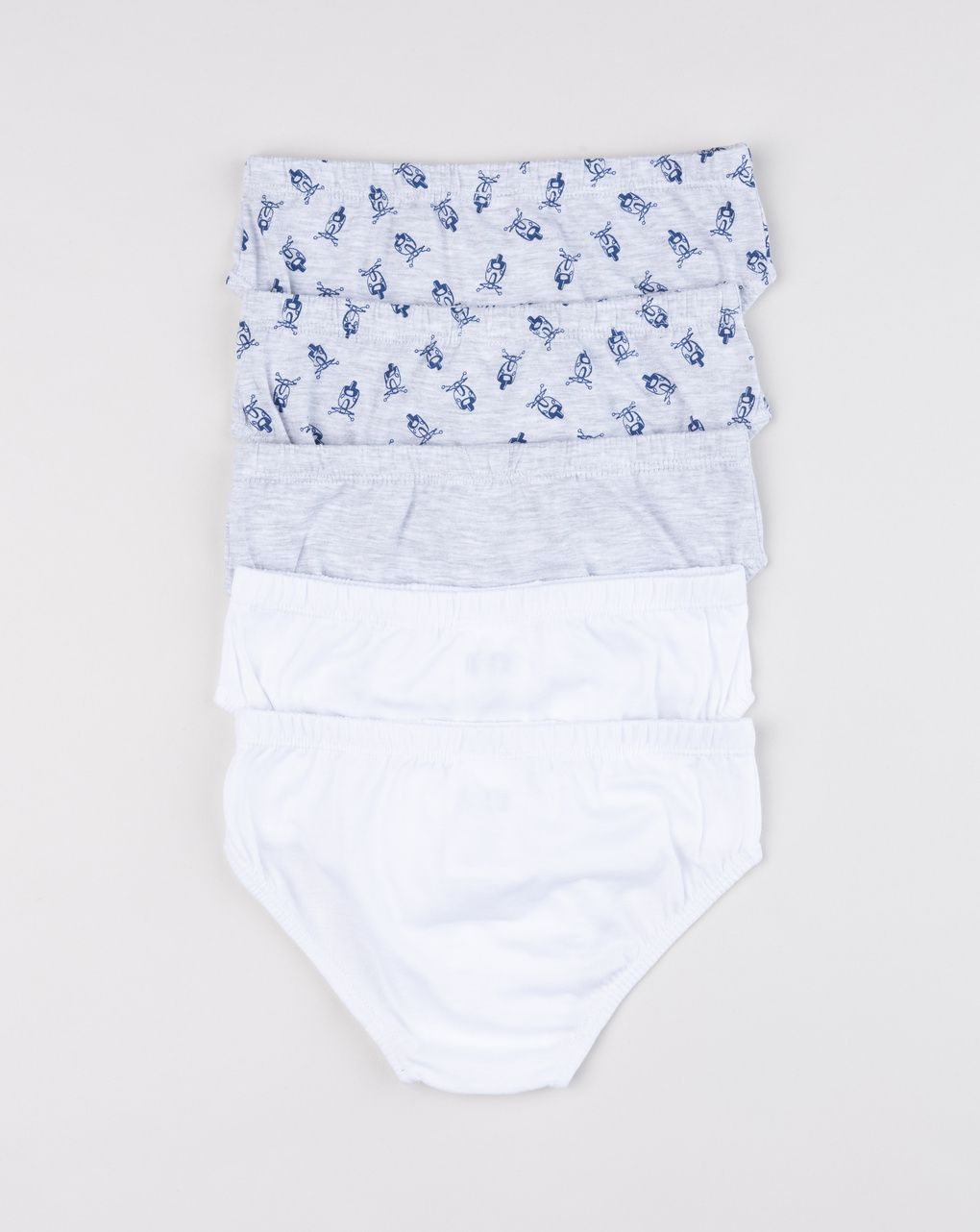 Set 5 slip bambino "moto" cotone oeko-tex