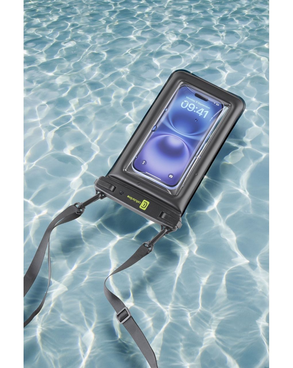 Voyager floaty custodia galleggiante impermeabile universale per smartphone  nera - cellularline