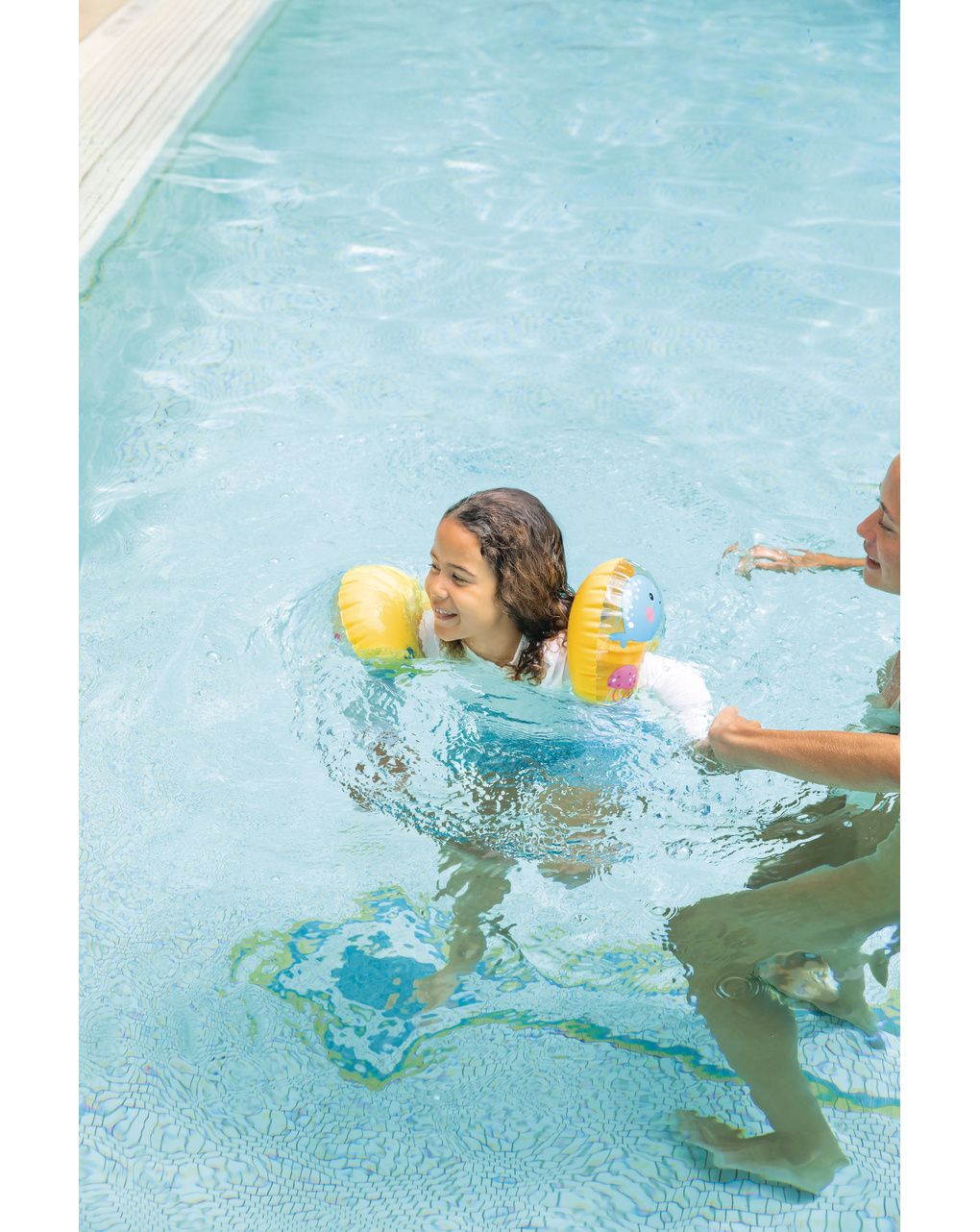 Intex 59651eu - braccioli amici del mare multicolore, 18-30 kg, 3-6 anni
