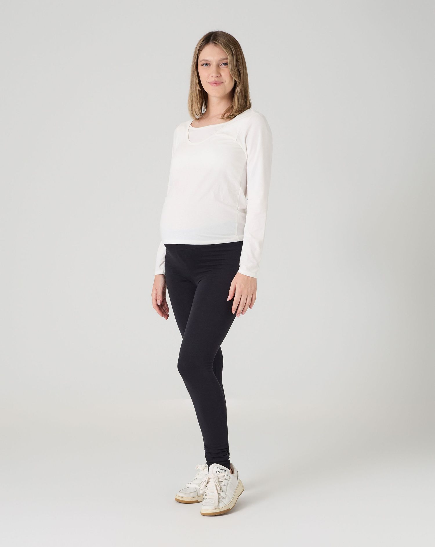 Legging premaman jersey nero