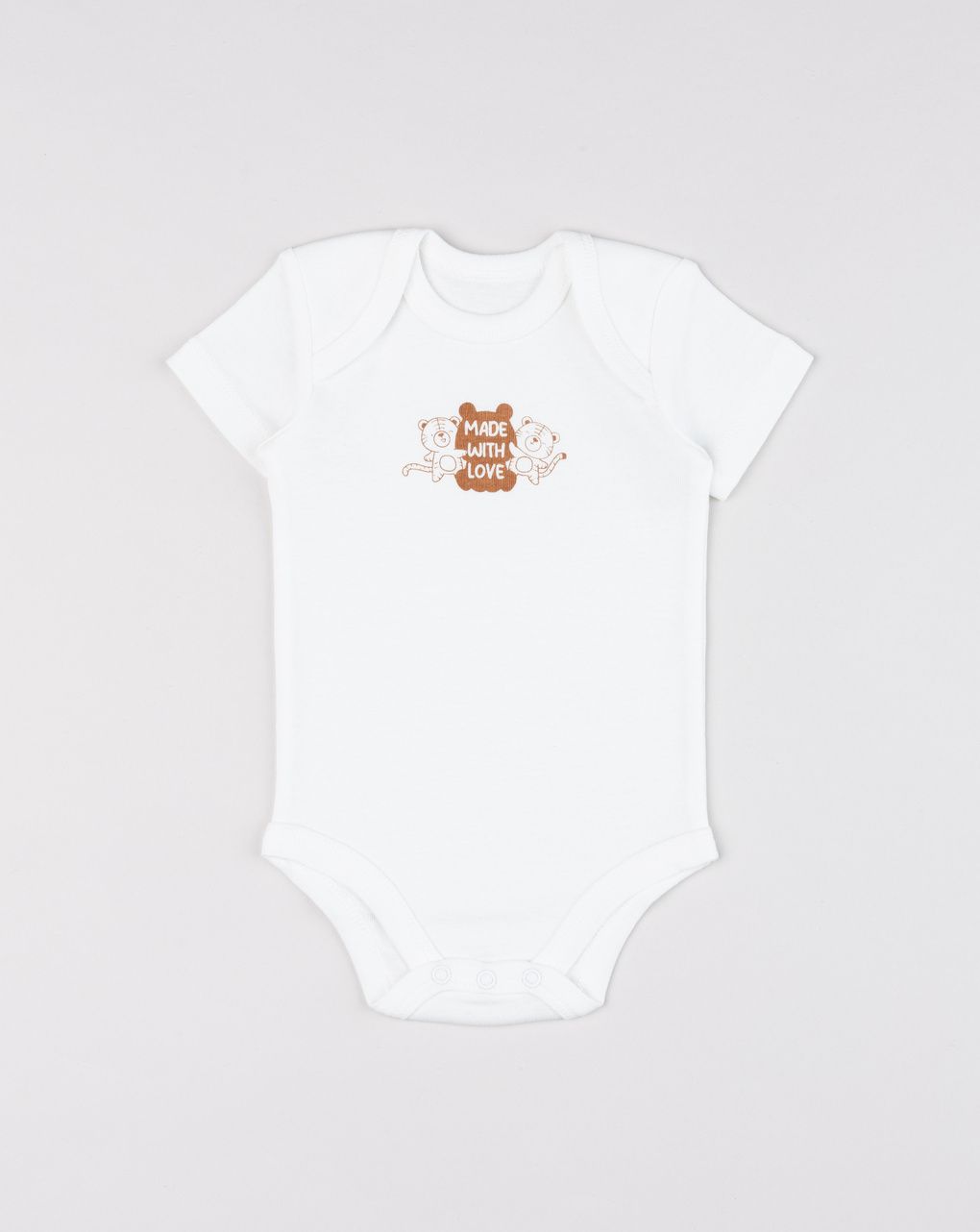 Body mezza manica bimbo bianco "orsetti"
