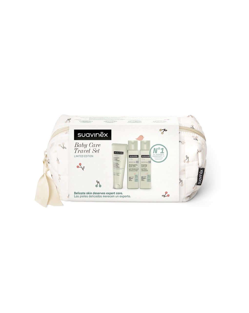 Trousse cosmetica birdies beige  - suavinex