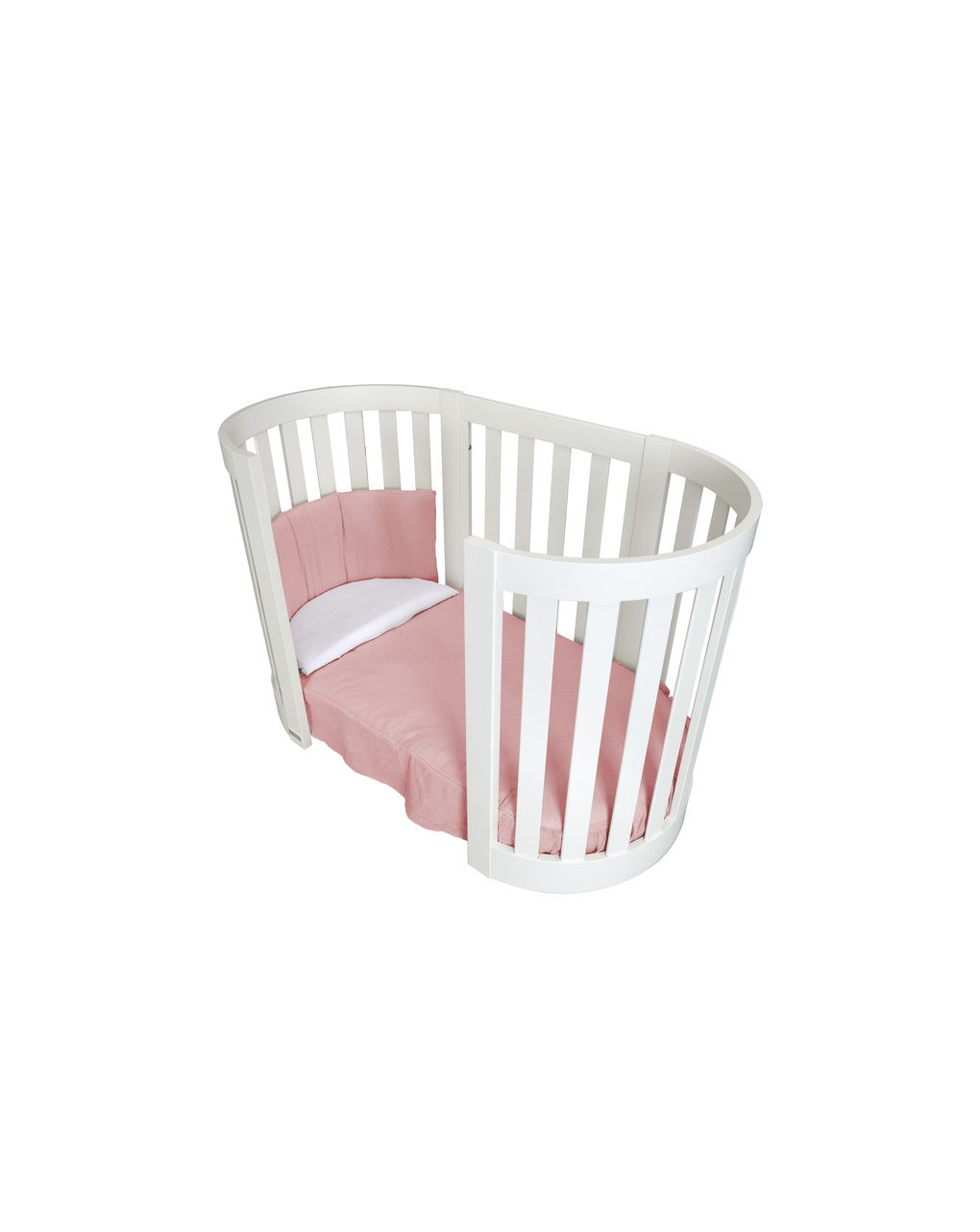 Set letto all-in-one con tessile plumeti rose - italbaby